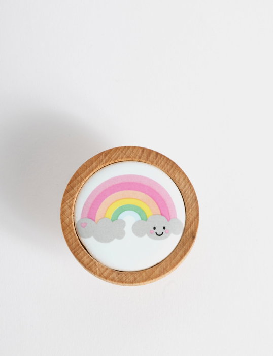 Aberto Design Manija Decorativa Rainbow Multicolor Aberto Design Manija Decorativa Rainbow Multicolor